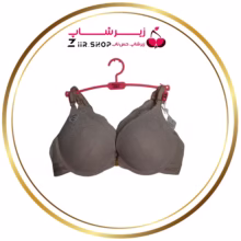 سوتین زنانه کاپ‌ دار گیپوری رنگ کرم